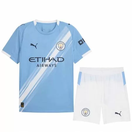 Manchester City Soccer Jersey + Short Replica Home 2025/26 Mens
