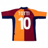 Roma Soccer Jersey Replica Retro Third 2001/2002 Mens (Totti #10)